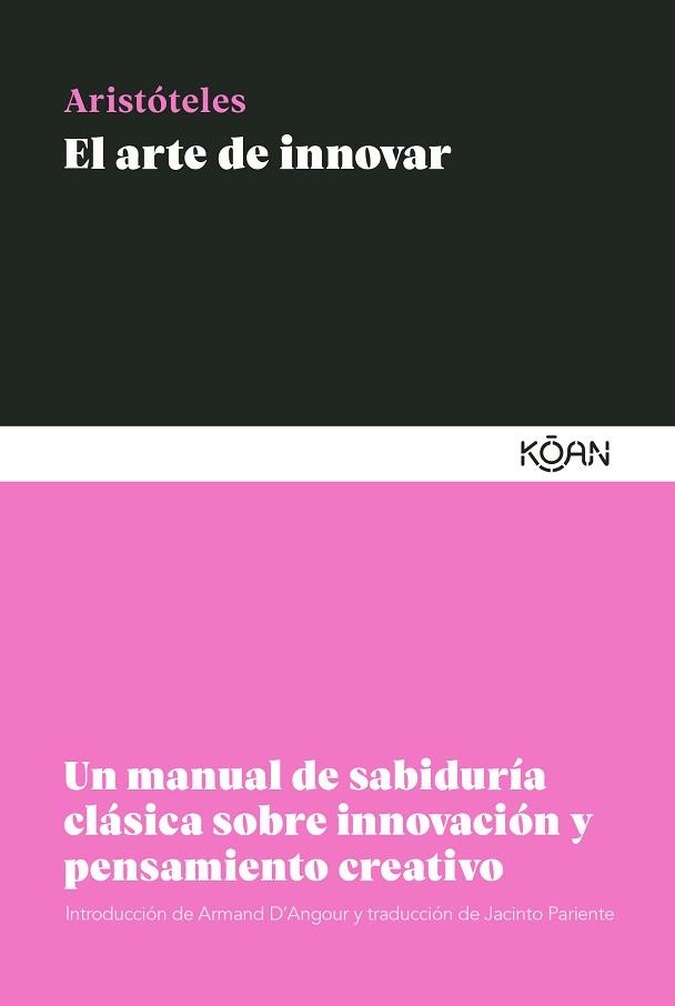 ARTE DE INNOVAR, EL | 9788418223570 | ARISTOTELES