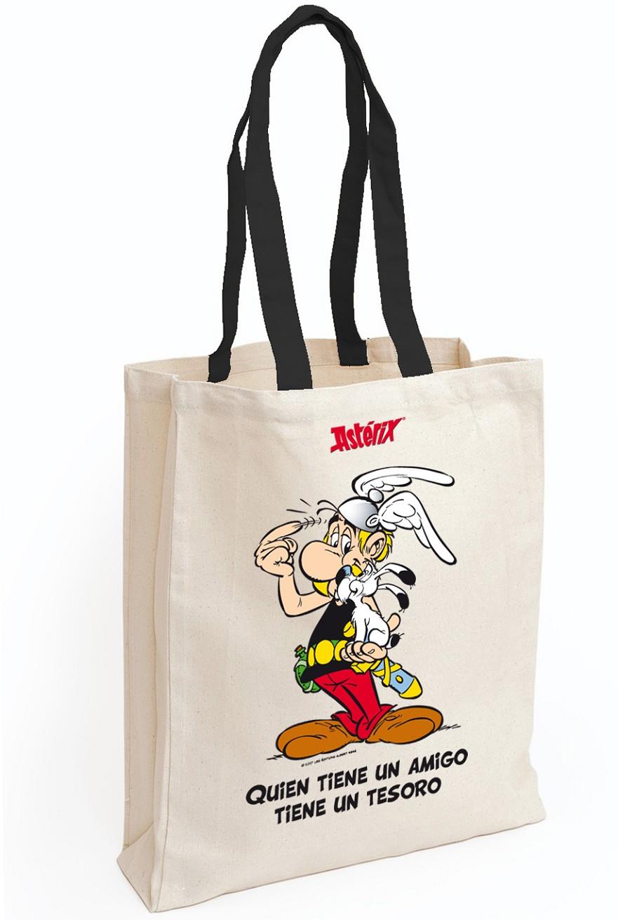 BOLSA ASTERIX. QUIEN TIENE UN AMIGO TIENE UN TESORO | 9788893672344 | ASTERIX