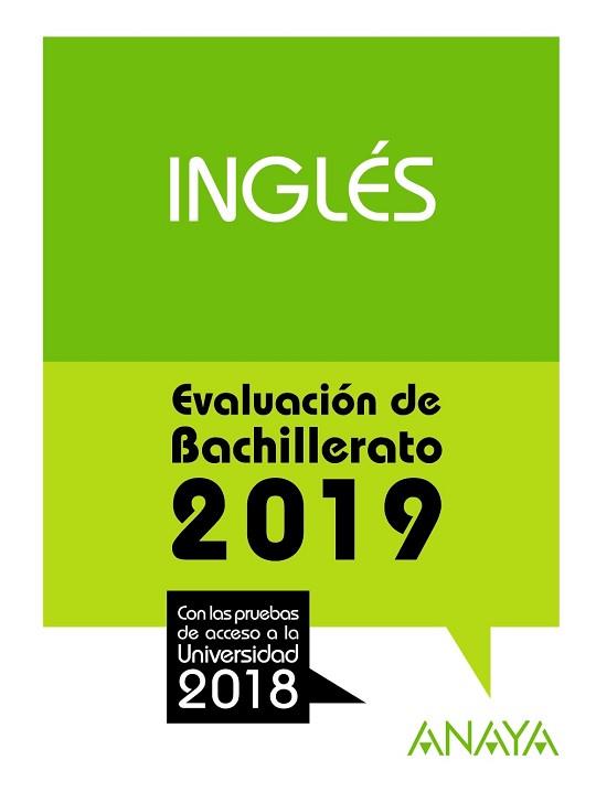 INGLES EVALUACION DE BACHILLERATO  | 9788469856789 | HOLMES, NICOLA