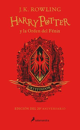 HARRY POTTER Y LA ORDEN DEL FENIX (EDICION GRYFFINDOR DEL 20º ANIVERSARIO)  | 9788418174605 | ROWLING, J.K.