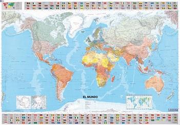 MAPA PLASTIFICADO EL MUNDO GRANDE | 9782061009888