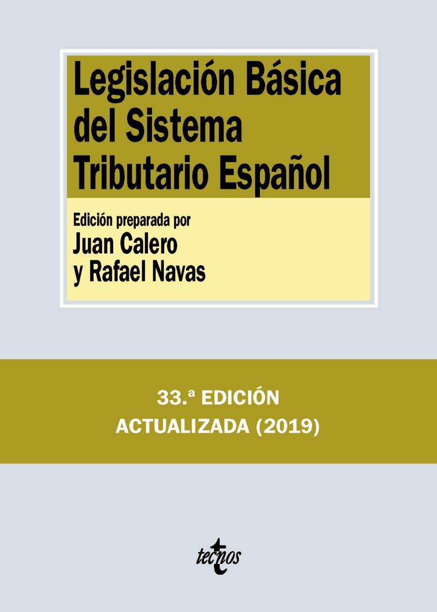 LEGISLACION BASICA DEL SISTEMA TRIBUTARIO ESPAÑOL | 9788430977765 | EDITORIAL TECNOS