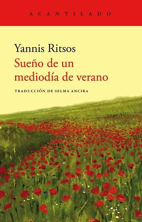 SUEÑO DE UN MEDIODIA DE VERANO | 9788419036797 | RITSOS, YANNIS