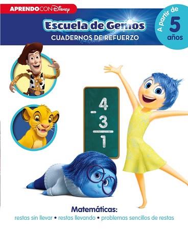 DISNEY RESTAS Y RESTAS LLEVANDO MATEMATICAS | 9788416548330 | DISNEY