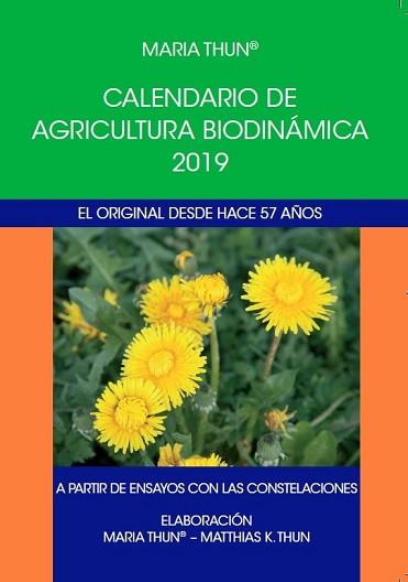 CALENARIO DE AGRICULTURA BIODINAMICA 2019  | 9788492843848 | THUN, MARIA