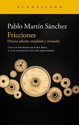 FRICCIONES | 9788419958242 | MARTIN SANCHEZ, PABLO