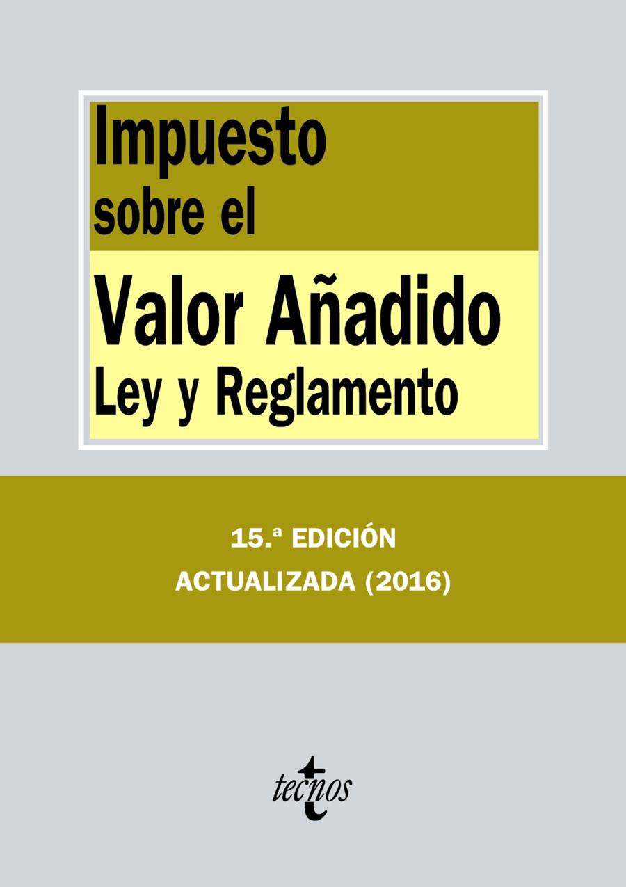 IMPUESTO SOBRE EL VALOR AÑADIDO | 9788430970094