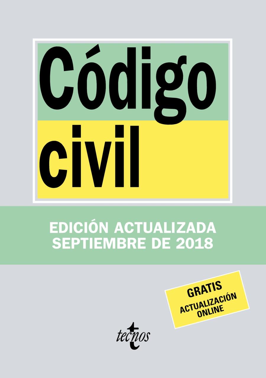 CODIGO CIVIL (SEPTIEMBRE 2018) | 9788430975044