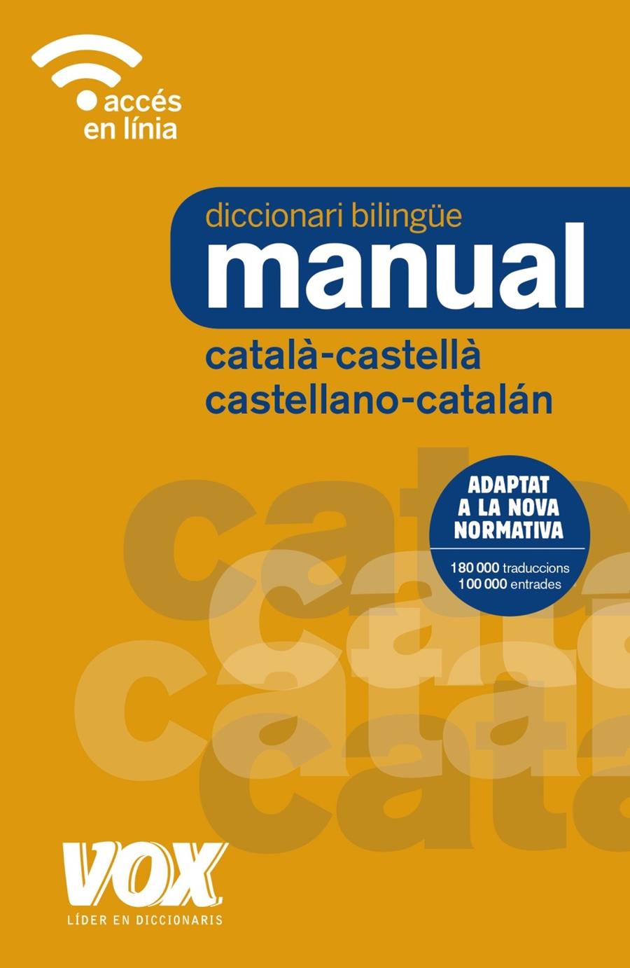 DICCIONARI MANUAL CATALA-CASTELLA / CASTELLANO-CATALAN | 9788499742731 | VOX EDITORIAL