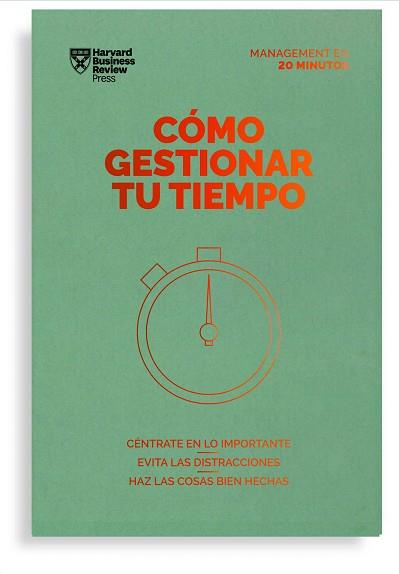 COMO GESTIONAR TU TIEMPO | 9788417963231 | HARVARD BUSINESS REVIEW